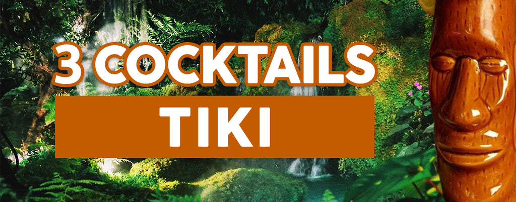 3 Cocktails pour Verres Tiki !