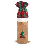 Décoration de Noël pour Bouteille de Vin Sapin de Noël