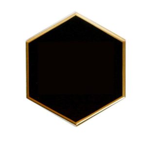 Dessous de Verre Design Noir
