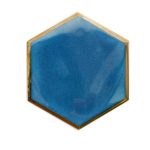 Dessous de Verre Design Bleu Océan