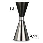 Doseur Cocktail cl Noir 3cl/4