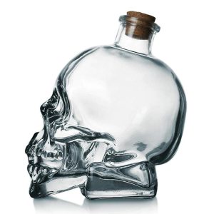 Verre à Cocktail Fiole Tête de Mort Moyenne
