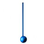 Paille Cuillère en Inox Bleu