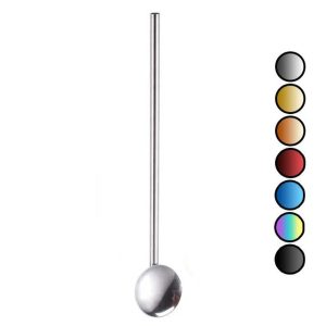 Paille Cuillère en Inox Argent