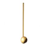 Paille Cuillère en Inox Doré