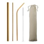 Pailles Cocktail Kit Doré