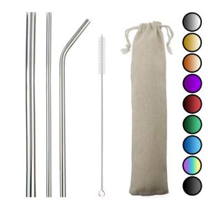 Pailles Cocktail Kit Argenté