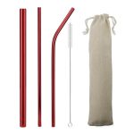 Pailles Cocktail Kit Rouge
