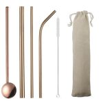 Pailles pour Cocktail Kit Cuivré