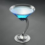 Verre à Cocktail Pied Courbé Transparent