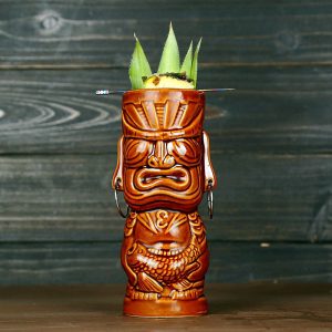 Verre à Cocktail Tiki Tahiti Marron Cocotier