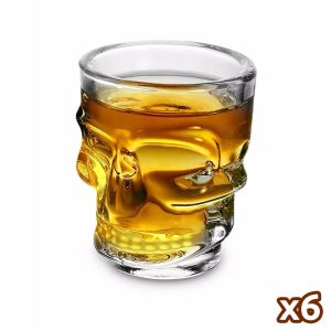 6 Verres à Shooter Tête de Mort Default Title