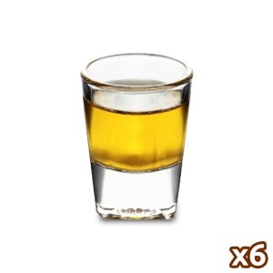 6 Verres à Shot Fond Carré (2cl) Default Title