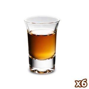 6 Verres à Shot Évasés (3cl) Default Title